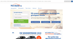 Desktop Screenshot of meinauto.de